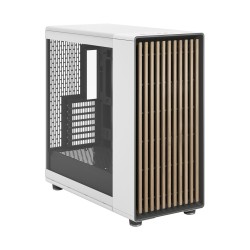 Przezroczysta obudowa Fractal Design North XL RC Chalk TG, Midi-Tower, ATX, Szkło hartowane - białe
