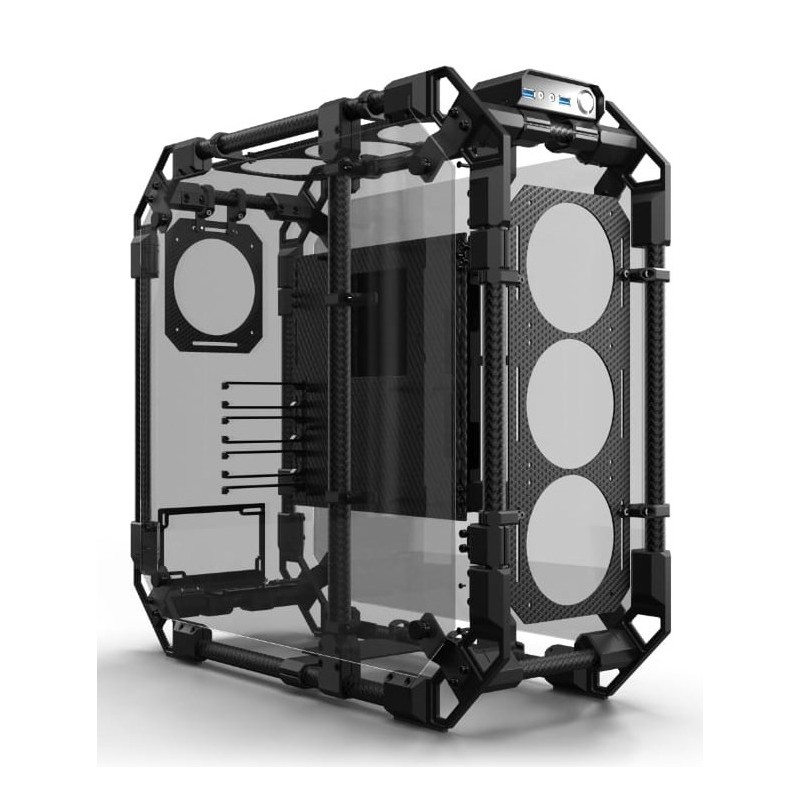 Alphacool Apex Skeleton Full Tower Czarny, Węgiel Alphacool Apex Skeleton Full Tower Czarny, Węgiel