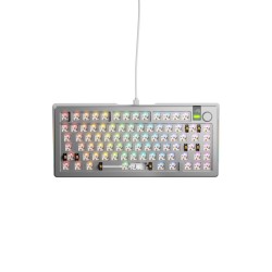 Klawiatura do gier Glorious GMMK 3 Pro 75% Custom Gaming-Tastatur - Barebone, ANSI-Layout, srebrna