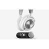Steelseries Arctis Nova Pro Wireless Zestaw słuchawkowy Przewodowy i Bezprzewodowy Opaska na głowę Gaming Bluetooth Srebrny,