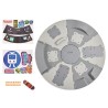Fingerboard obrotowa rampa Shredline 360 stopni