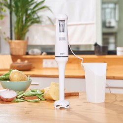 Blender ręczny Black+Decker BXHB600E (biały 600W)