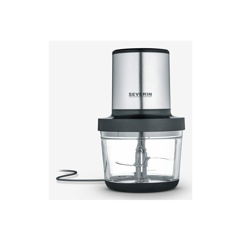 SEVERIN ROZDRABNIACZ INOX/SZKŁO, SZKLANY POJEMNIK O POJ. 1L, WOLNY OD BPA, DO MYCIA W ZMYWARCE, 2 POZIOMY MOCY, 400W KM3867 SEVERIN ROZDRABNIACZ INOX/SZKŁO, SZKLANY POJEMNIK O POJ. 1L, WOLNY OD BPA, DO MYCIA W ZMYWARCE, 2 POZIOMY MOCY, 400W KM3867