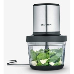 SEVERIN ROZDRABNIACZ INOX/SZKŁO, SZKLANY POJEMNIK O POJ. 1L, WOLNY OD BPA, DO MYCIA W ZMYWARCE, 2 POZIOMY MOCY, 400W KM3867