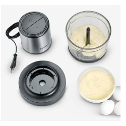 SEVERIN ROZDRABNIACZ INOX/SZKŁO, SZKLANY POJEMNIK O POJ. 1L, WOLNY OD BPA, DO MYCIA W ZMYWARCE, 2 POZIOMY MOCY, 400W KM3867