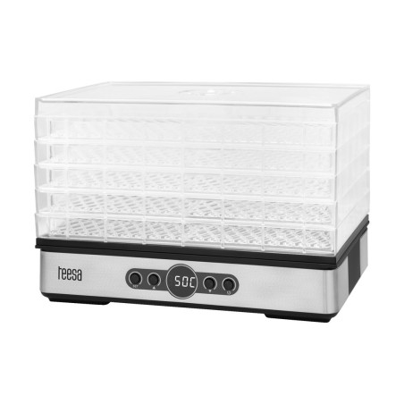 Suszarka do grzybów, warzyw, owoców, 400W, 5 sit, wyświetlacz, termoobieg, TEESA