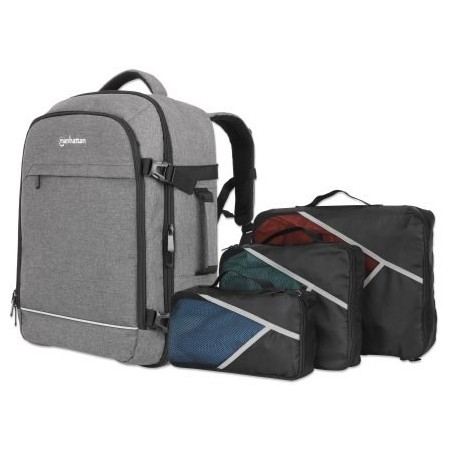 Manhattan 440370 torba na laptop 43,9 cm (17.3") Plecak Szary