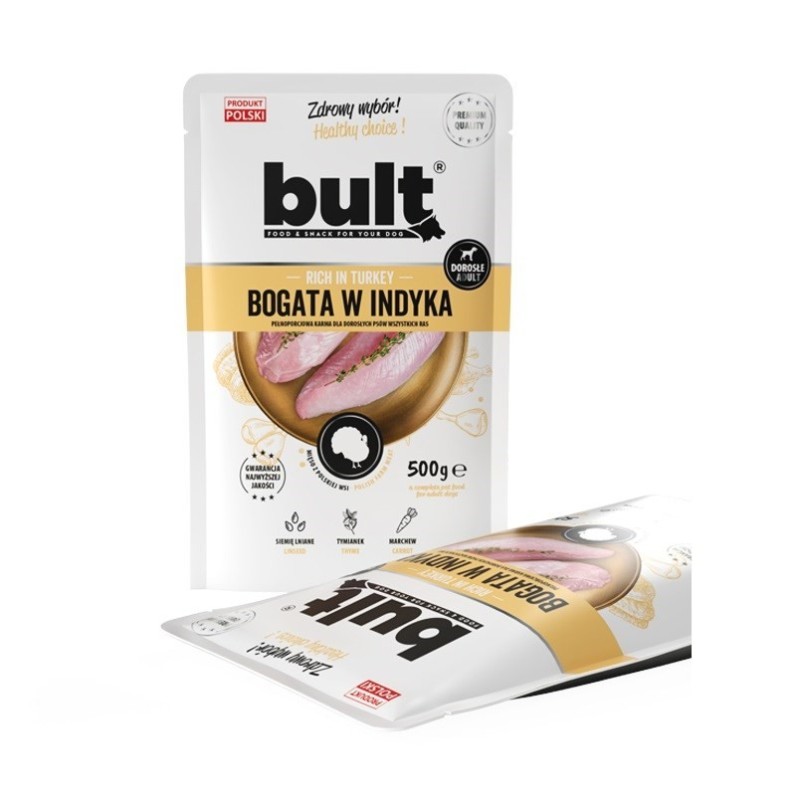 BULT mielonka bogata w indyka saszetka dla psa 100g BULT mielonka bogata w indyka saszetka dla psa 100g