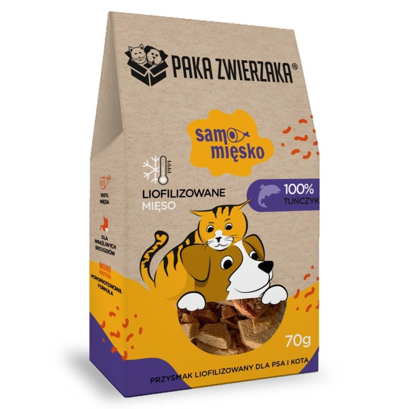 Paka Zwierzaka Samo Mięsko tuńczyk przysmak 70g