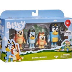 Bluey Figurki Rodzinka 4 szt.