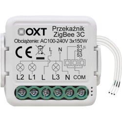 Moduł OXT mini przekaźnik 3 obwody ZigBee TUYA
