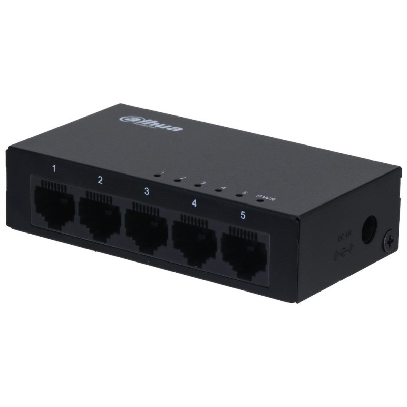 Dahua Technology PFS3005-5GT-L Nie zarządzany L2 Gigabit Ethernet (10/100/1000) Biały Dahua Technology PFS3005-5GT-L Nie zarządzany L2 Gigabit Ethernet (10/100/1000) Biały