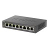 D-Link DGS-1008P/E łącza sieciowe Nie zarządzany L2 Obsługa PoE Czarny