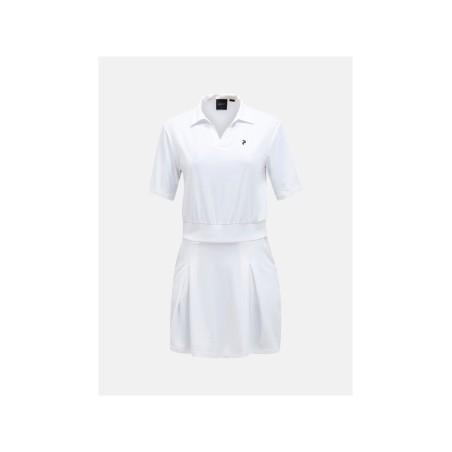 Sukienka PEAK PERFORMANCE W Pleated Dress, biały
