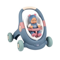 Chodzik 3w1 z lalką Little SMOBY