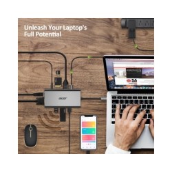 Acer 10-in-1 Type C dongle 3xUSB 3.0