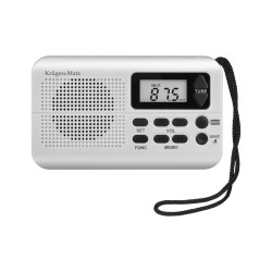 Kruger & Matz KM0819 Radio przenośne, szaro-czarne