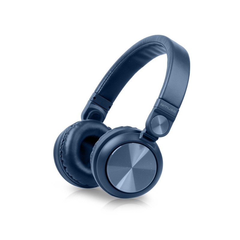 Muse M-276BTB słuchawki/zestaw słuchawkowy Przewodowy i Bezprzewodowy Opaska na głowę Połączenia/muzyka Bluetooth Niebieski Muse M-276BTB słuchawki/zestaw słuchawkowy Przewodowy i Bezprzewodowy Opaska na głowę Połączenia/muzyka Bluetooth Niebieski
