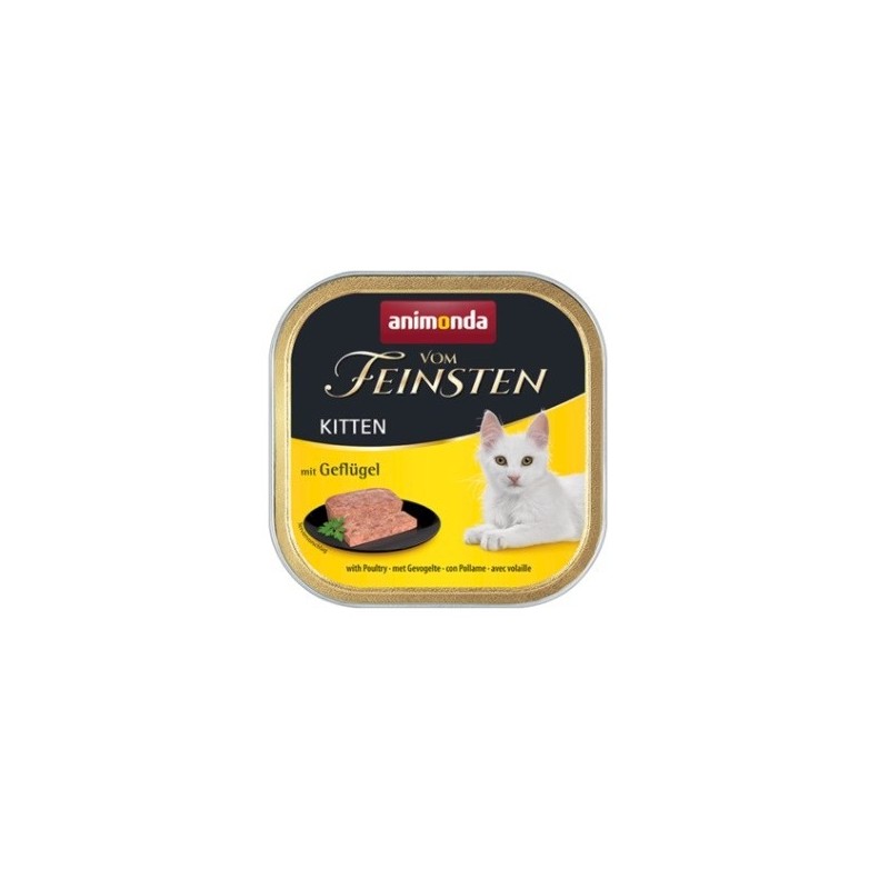ANIMONDA Vom Feinsten Kitten kurczak - mokra karma dla kociąt - 100g ANIMONDA Vom Feinsten Kitten kurczak - mokra karma dla kociąt - 100g