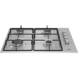 Beko HIBG64120SX płyta kuchenna Stal nierdzewna Wbudowany 60 cm Gaz 4 stref(y)
