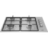 Beko HIBG64120SX płyta kuchenna Stal nierdzewna Wbudowany 60 cm Gaz 4 stref(y)
