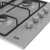 Beko HIBG64120SX płyta kuchenna Stal nierdzewna Wbudowany 60 cm Gaz 4 stref(y)