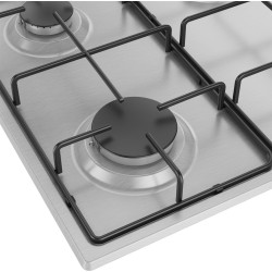 Beko HIBG64120SX płyta kuchenna Stal nierdzewna Wbudowany 60 cm Gaz 4 stref(y)