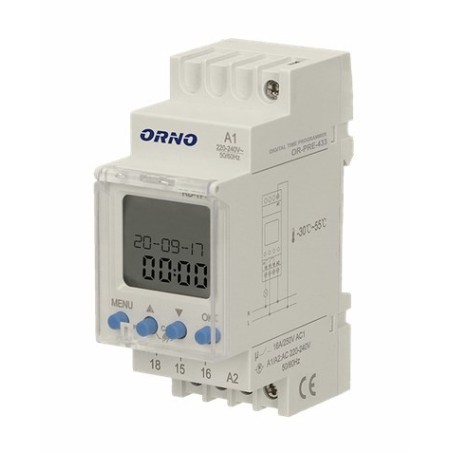 ORNO PROGRAMATOR ELEKTRONICZNY NA SZYNĘ DIN && ...