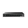 Tenda TEG1110PF-8-120W łącza sieciowe Nie zarządzany Gigabit Ethernet (10/100/1000) Obsługa PoE Czarny