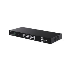 Tenda TEG1120P-16-150W łącza sieciowe Nie zarządzany Gigabit Ethernet (10/100/1000) Obsługa PoE