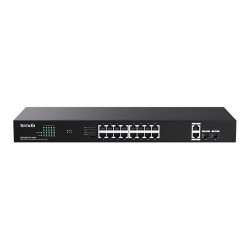 Tenda TEG1120P-16-150W łącza sieciowe Nie zarządzany Gigabit Ethernet (10/100/1000) Obsługa PoE