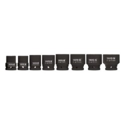 Yato YT-1115 Gniazdo udarowe Wpływ socket set Czarny