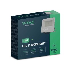 Projektor LED V-TAC VT-44105 100W 185Lm/W 6500K 18500lm (SKU 9895) Czarny