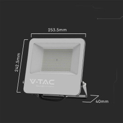 Projektor LED V-TAC VT-44105 100W 185Lm/W 6500K 18500lm (SKU 9895) Czarny