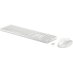 Zestaw bezprzewodowy klawiatura + mysz HP 655 White 860P8AA