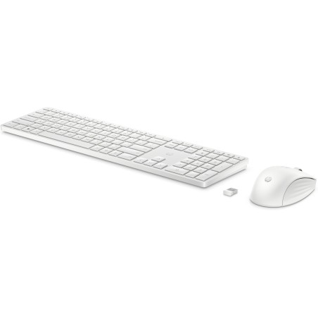 Zestaw bezprzewodowy klawiatura + mysz HP 655 White 860P8AA