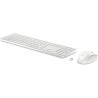 Zestaw bezprzewodowy klawiatura + mysz HP 655 White 860P8AA