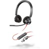 Poly Blackwire 3320 Stereo USB-C Headset +USB-C/A Adapter