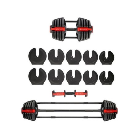 Zestaw regulowanych sztangielek HMS SGR40 PRO SET 2w1 43,5 kg