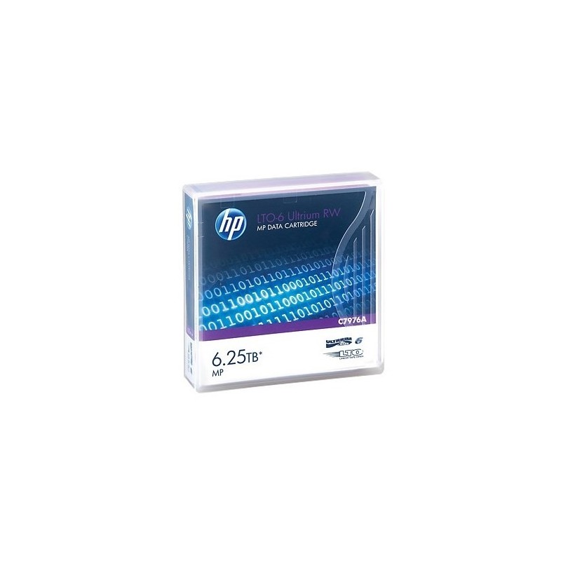HPE LTO-6 Ultrium RW Pusta taśma danych 6,25 TB 1,26 cm