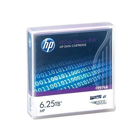 HPE LTO-6 Ultrium RW Pusta taśma danych 6,25 TB 1,26 cm