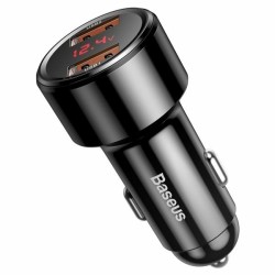 Baseus CCMLC20A-01 ładowarka do urządzeń przenośnych Smartfon Czarny USB Szybkie ładowanie Automatyczna