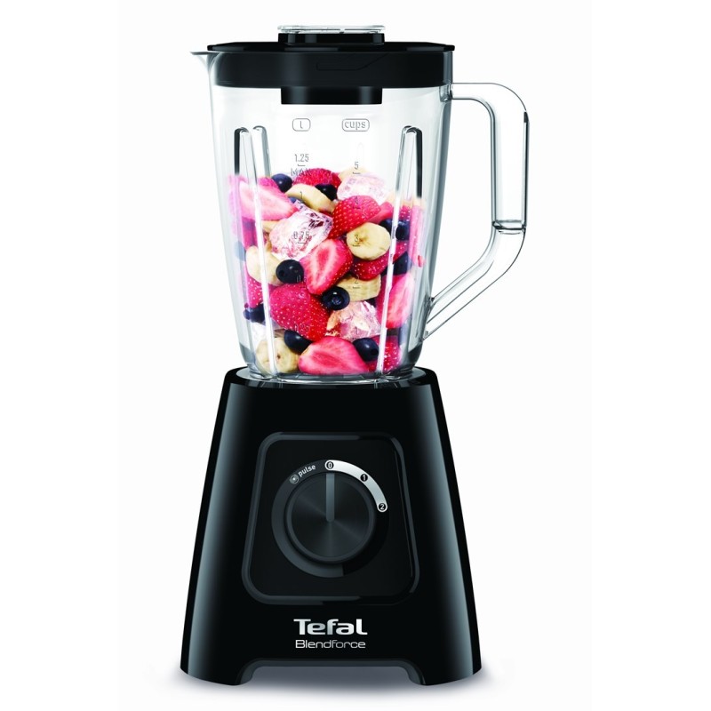 Tefal BlendForce II BL4208 blender 1,25 l Blender stołowy 600 W Czarny Tefal BlendForce II BL4208 blender 1,25 l Blender stołowy 600 W Czarny