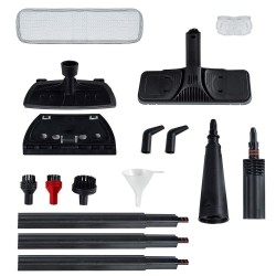 Polti Vaporetto Smart 30_R Cylindryczna myjka parowa 1,6 l 1800 W Czerwony, Biały