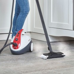 Polti Vaporetto Smart 30_R Cylindryczna myjka parowa 1,6 l 1800 W Czerwony, Biały