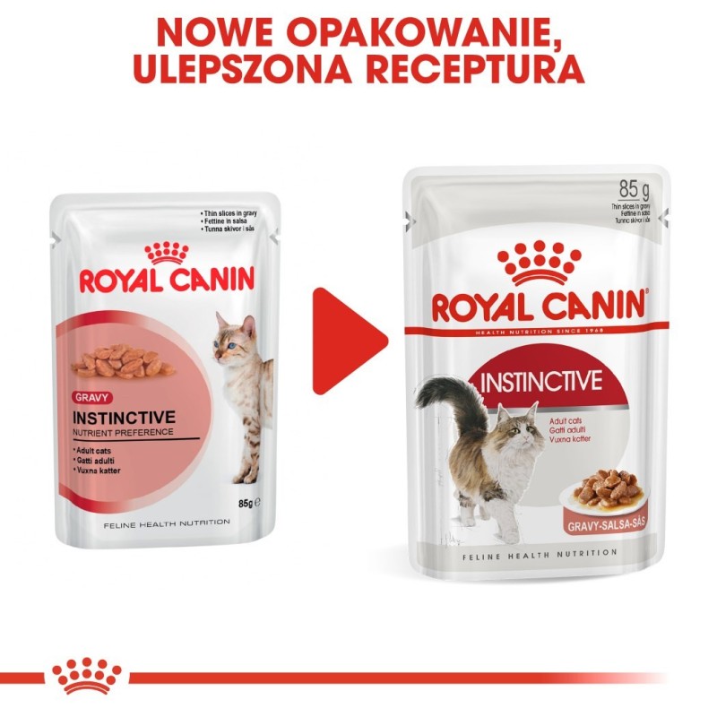 ROYAL CANIN FHN Instinctive w sosie - mokra karma dorosłych kotów - 12x 85 g ROYAL CANIN FHN Instinctive w sosie - mokra karma dorosłych kotów - 12x 85 g