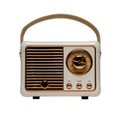 Głośnik retro BT Denver BTP-203W biały