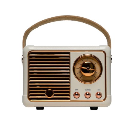 Głośnik retro BT Denver BTP-203W biały