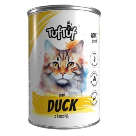 Tuf Tuf Puszka mielonka z kaczką dla kota 400g