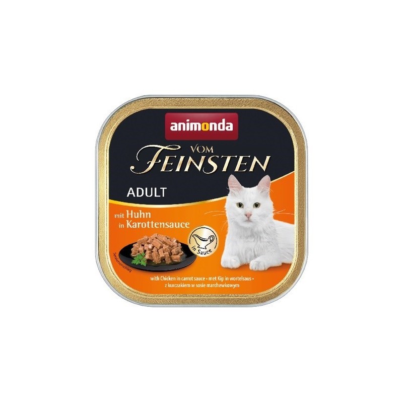 ANIMONDA Vom Feinsten Classic Cat kurczak w sosie marchewkowym - mokra karma dla kota - 100 g ANIMONDA Vom Feinsten Classic Cat kurczak w sosie marchewkowym - mokra karma dla kota - 100 g